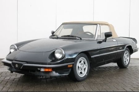 Zwart Gebruikt 1987 Alfa Romeo Spider Cabriolet | € 9.990 - Afbeelding 1/4
