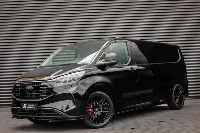Zwart Nieuw 2024 Ford Transit Custom Van | € 38.945 (Eerlijke prijs) - Afbeelding 1/4
