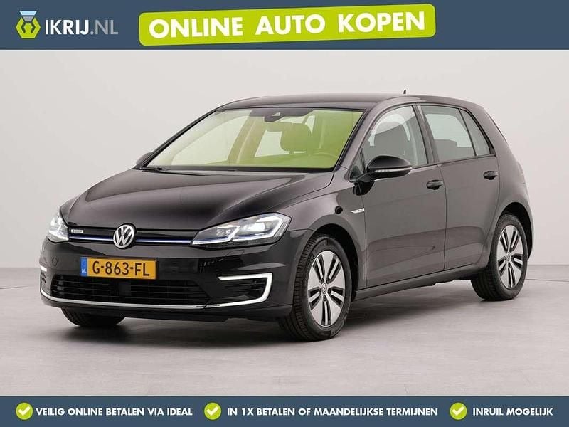 Zwart, metallic lak Gebruikt 2019 VW e-Golf Hatchback | € 12.400 (Eerlijke prijs) - Afbeelding 1/3