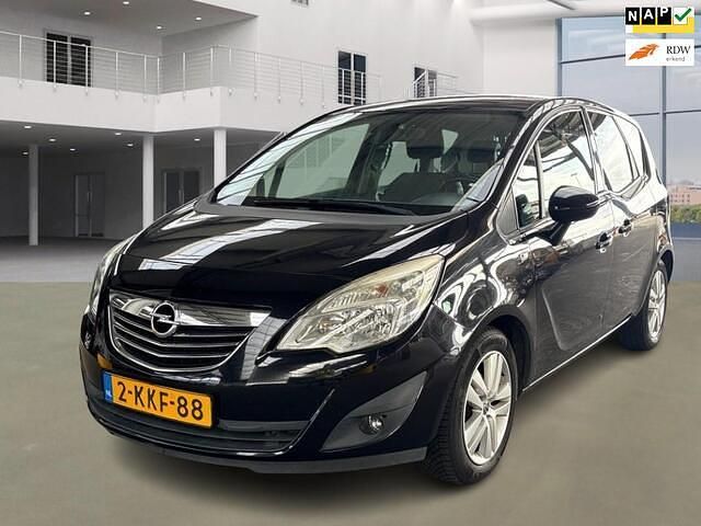 Zwart Gebruikt 2011 Opel Meriva Cosmo MPV | € 3.399 (Eerlijke prijs) - Afbeelding 1/4