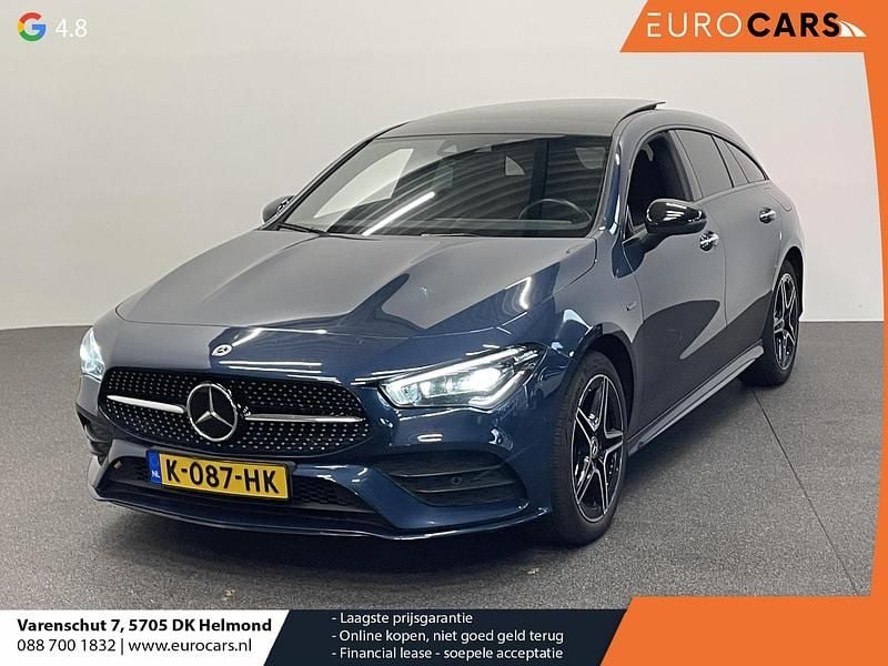 Occasion Mercedes CLA250e Shooting Brake Business 262 PK (192 kW) 2021 Blauw (metallic) Stationwagen
