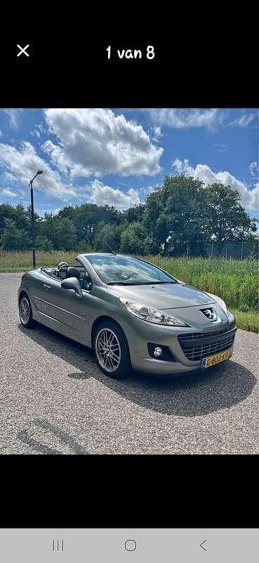 Grijs Gebruikt 2010 Peugeot 207 Cabriolet | € 2.800 (Super prijs) - Afbeelding 1/4