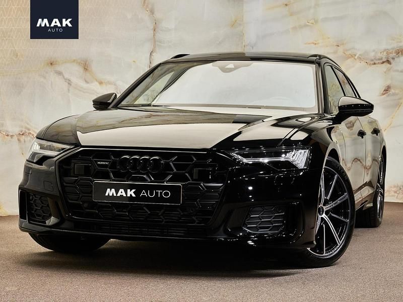 Zwart Gebruikt 2024 Audi A6 S-Line Stationwagen | € 55.850 (Eerlijke prijs) - Afbeelding 1/4