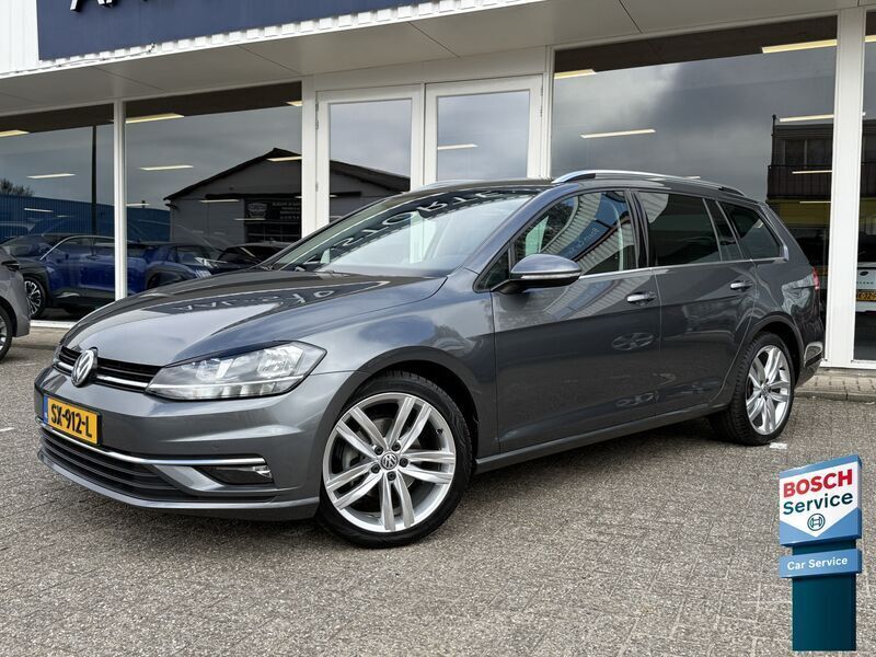 Grijs Gebruikt 2018 VW Golf VII Highline Stationwagen | € 17.500 (Eerlijke prijs) - Afbeelding 1/3