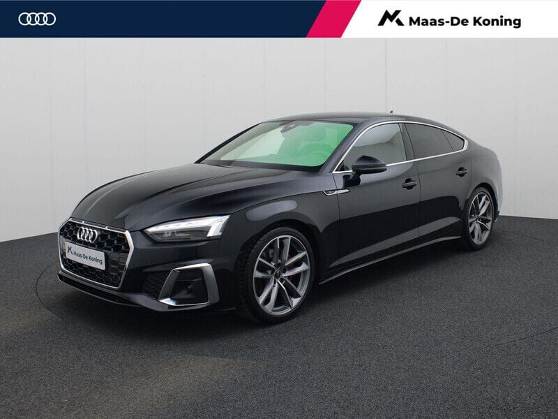Zwart Gebruikt 2024 Audi A5 Sportback S-Line Hatchback | € 49.880 (Super prijs) - Afbeelding 1/4