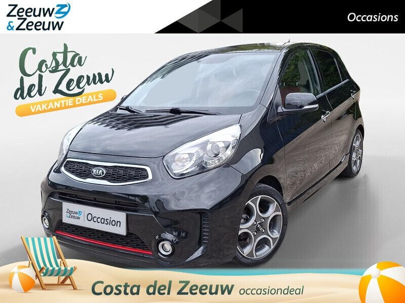 Zwart Gebruikt 2015 Kia Picanto Hatchback | € 8.490 (Eerlijke prijs) - Afbeelding 1/4