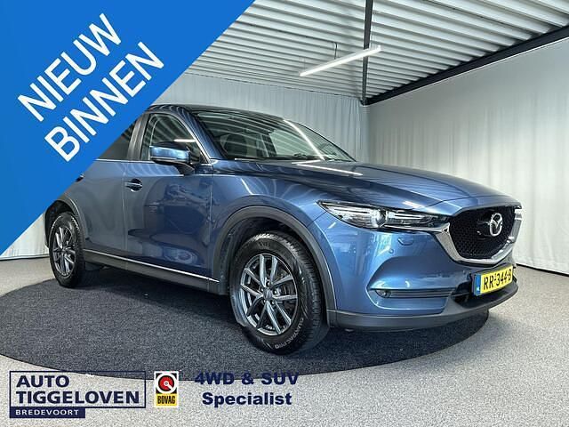 Blauw, metallic lak Gebruikt 2018 Mazda CX-5 SUV | € 26.000 (Eerlijke prijs) - Afbeelding 1/4