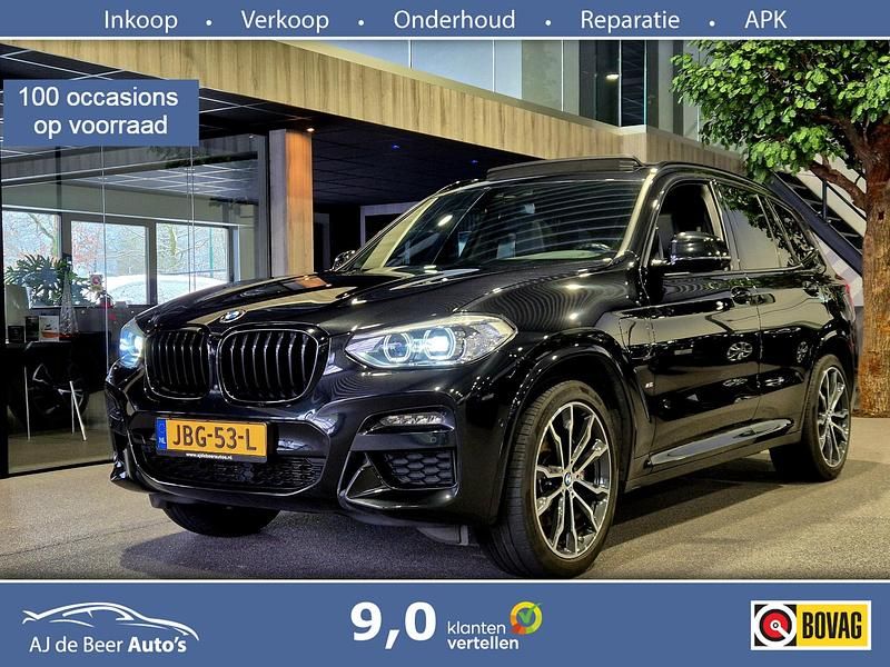 Zwart Occasion 2021 BMW X3 SUV | € 37.490 (Eerlijke prijs) - Afbeelding 1/4