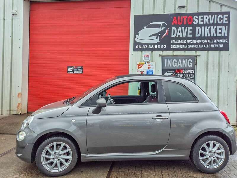 Grijs, metallic lak Gebruikt 2020 Fiat 500C Rockstar Cabriolet | € 14.950 (Duur) - Afbeelding 1/4