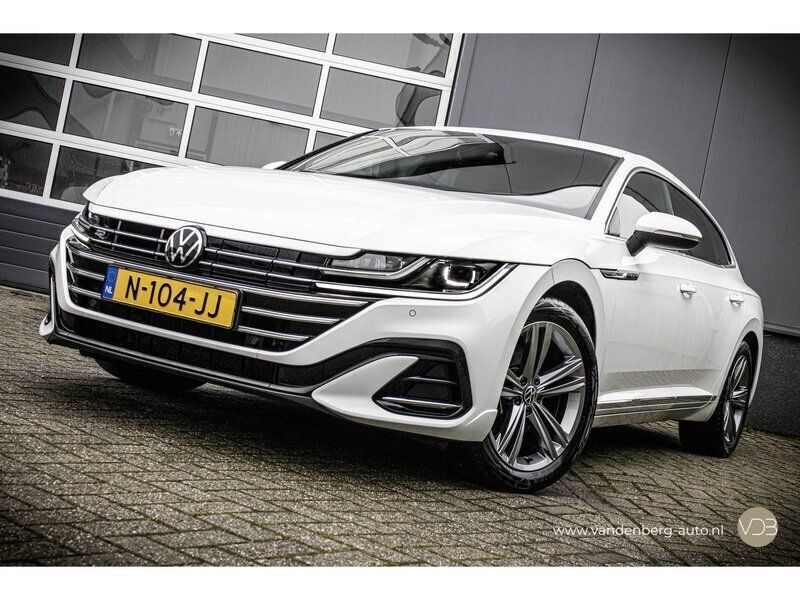 Wit Gebruikt 2021 VW Arteon Business+ Stationwagen | € 25.640 (Eerlijke prijs) - Afbeelding 1/4