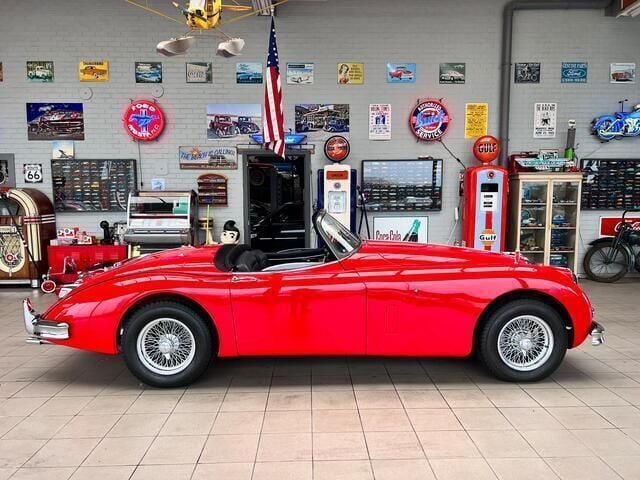 Occasion Jaguar XK 265 PK (194 kW) 1958 Rood Cabriolet