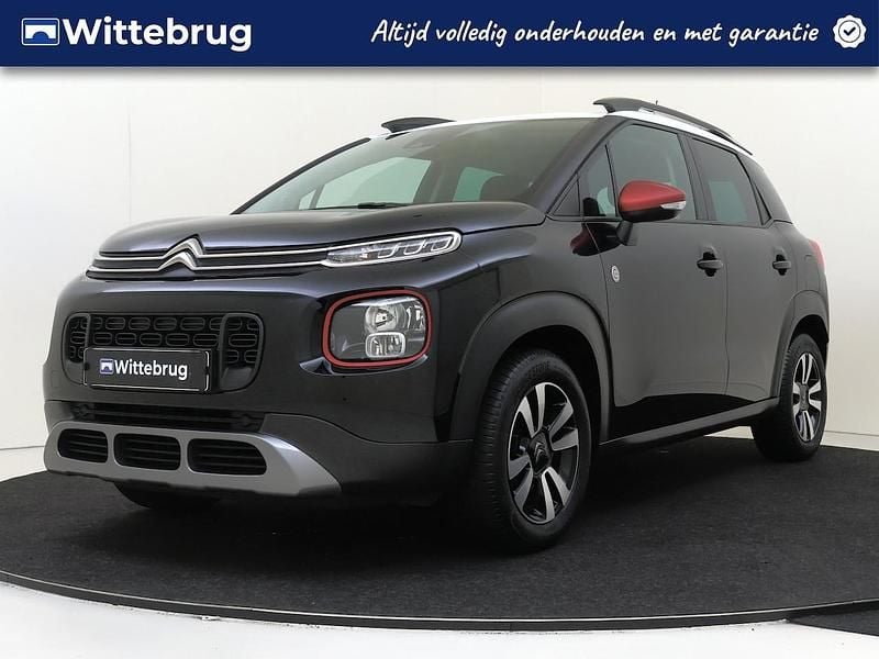 Zwart Gebruikt 2021 Citroën C3 Aircross PureTech SUV | € 15.925 (Eerlijke prijs) - Afbeelding 1/3