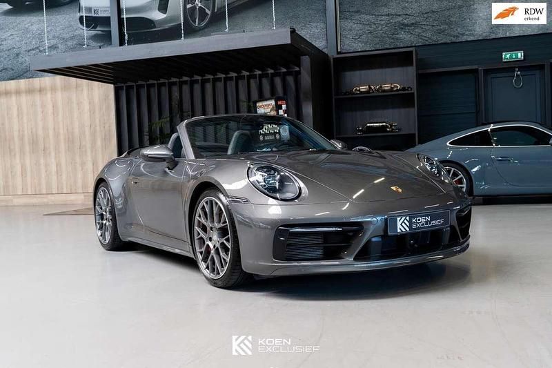 Grijs Gebruikt 2019 Porsche 911 Carrera Cabriolet Sport Cabriolet | € 151.500 (Super prijs) - Afbeelding 1/4