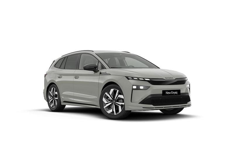 Steel grey Nieuw 2025 Skoda Enyaq iV SportLine SUV | € 50.225 (Goede deal) - Afbeelding 1/4
