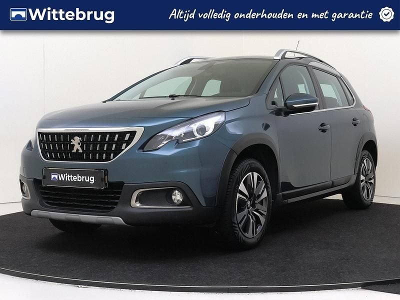 Groen Gebruikt 2017 Peugeot 2008 Allure SUV | € 12.425 (Eerlijke prijs) - Afbeelding 1/3