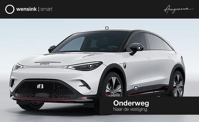 Wit Nieuw 2025 Smart #3 Brabus SUV | € 46.495 (Duur) - Afbeelding 1/4