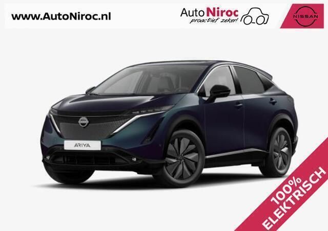 Groen, metallic lak Nieuw 2025 Nissan Ariya Evolve SUV | € 54.745 - Afbeelding 1/4