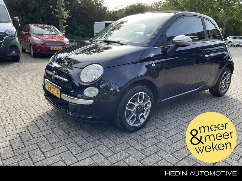 Blauw, metallic lak Gebruikt 2012 Fiat 500C Pop Cabriolet | € 7.445 (Eerlijke prijs) - Afbeelding 1/4