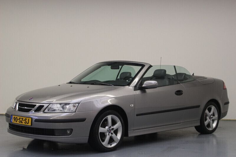 Grijs Gebruikt 2005 Saab 9-3 Cabriolet Linear Cabriolet | € 9.450 (Eerlijke prijs) - Afbeelding 1/4
