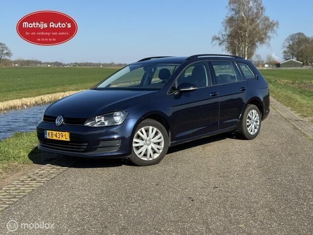Blauw Gebruikt 2014 VW Golf VII Trendline Stationwagen | € 6.950 (Goede deal) - Afbeelding 1/4