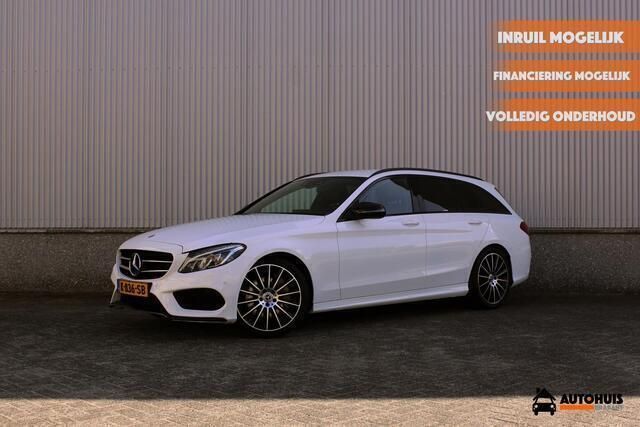 Wit Gebruikt 2015 Mercedes C300 AMG line Stationwagen | € 18.900 (Eerlijke prijs) - Afbeelding 1/4