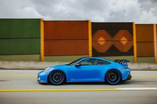Blauw Gebruikt 2021 Porsche 911 GT3 Coupé | € 239.911 - Afbeelding 1/4