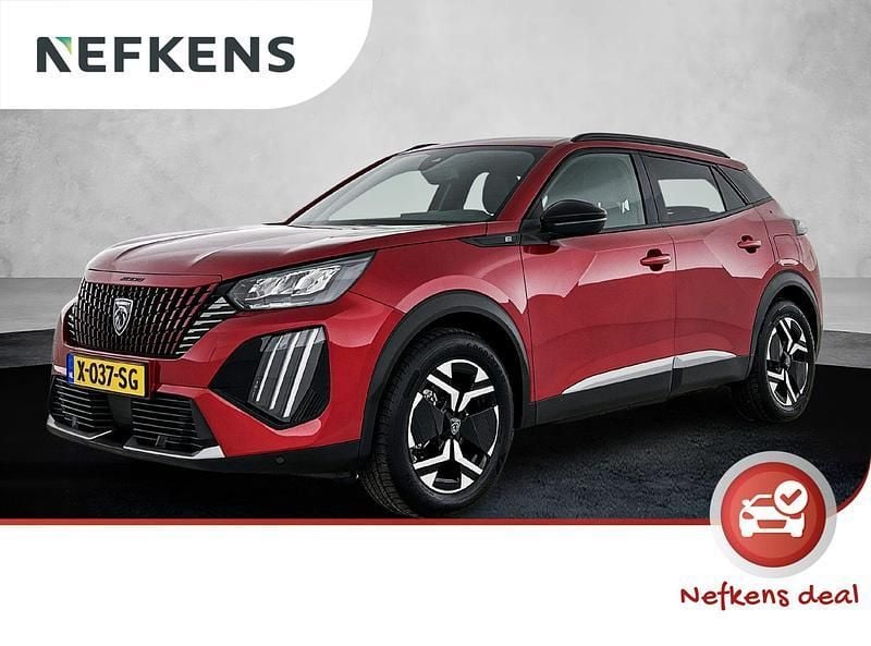 Rood Gebruikt 2024 Peugeot e-2008 Allure SUV | € 28.725 (Eerlijke prijs) - Afbeelding 1/4