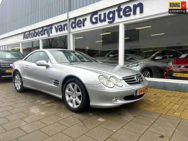 Grijs Occasion 2002 Mercedes SL500 Cabriolet | € 14.950 (Eerlijke prijs) - Afbeelding 1/4