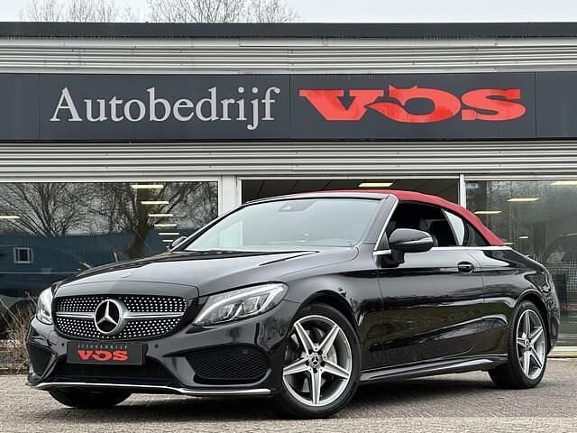 Occasion Mercedes C250 AMG line 211 PK (155 kW) 2018 Zwart (metallic) Cabriolet