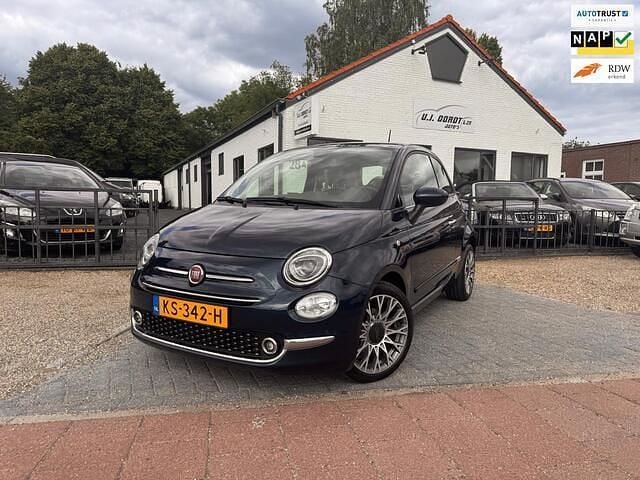 Blauw, metallic lak Gebruikt 2016 Fiat 500 Lounge Hatchback | € 5.950 (Eerlijke prijs) - Afbeelding 1/4