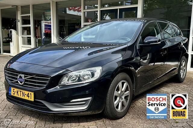 Zwart Gebruikt 2013 Volvo V60 Momentum Stationwagen | € 6.400 (Eerlijke prijs) - Afbeelding 1/4