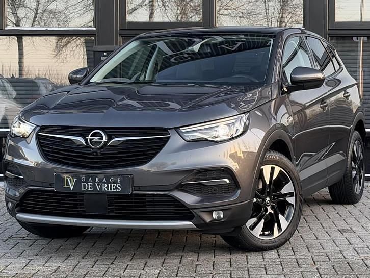 Grijs (metallic) Gebruikt 2021 Opel Grandland X Ultimate SUV | € 21.900 (Super prijs) - Afbeelding 1/4