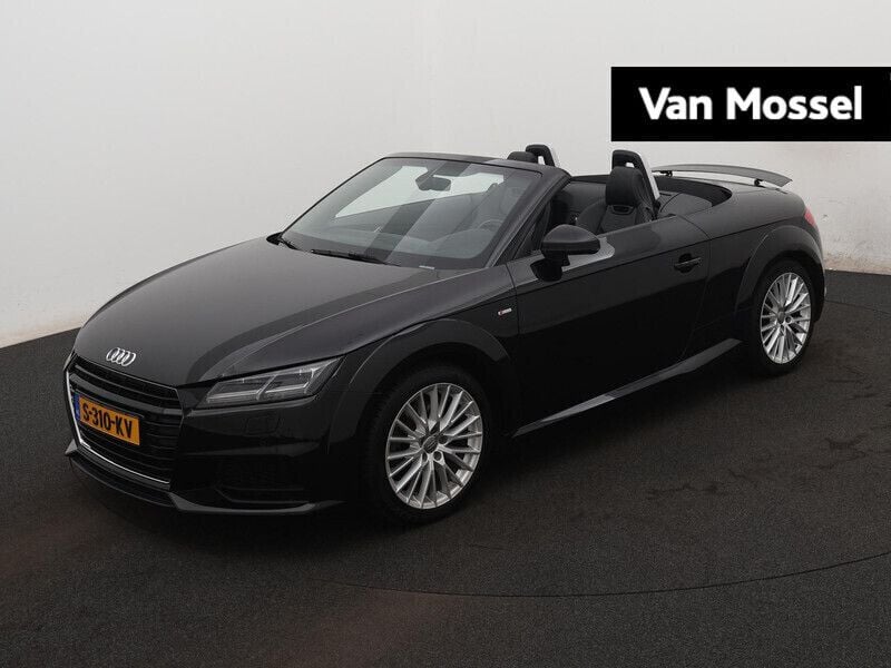 Zwart Gebruikt 2018 Audi TT Roadster S-Line Cabriolet | € 28.900 (Eerlijke prijs) - Afbeelding 1/4