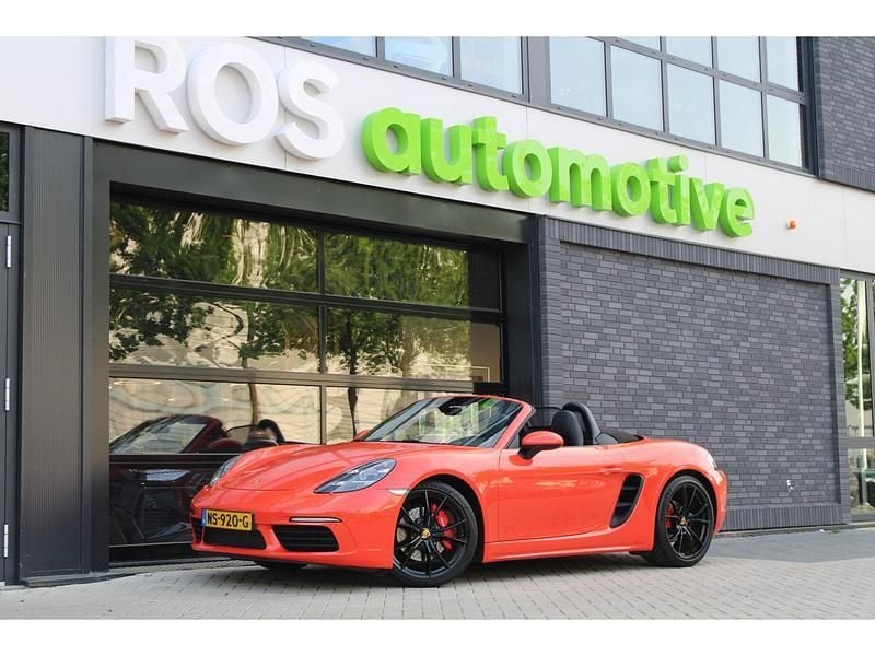 Oranje Gebruikt 2017 Porsche 718 Boxster Cabriolet | € 52.950 (Duur) - Afbeelding 1/4