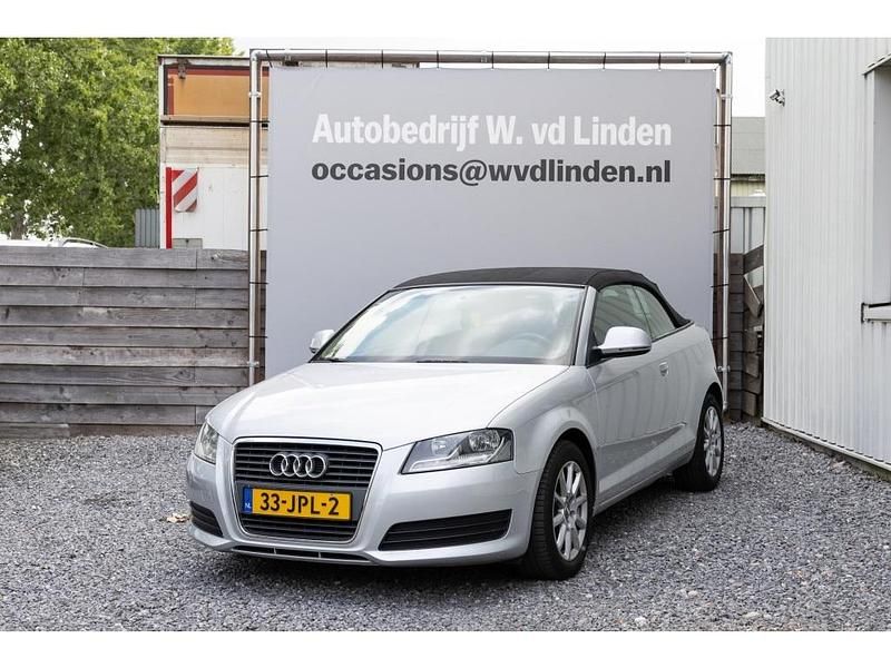 Grijs Gebruikt 2009 Audi A3 Cabriolet Cabriolet | € 12.450 (Duur) - Afbeelding 1/4