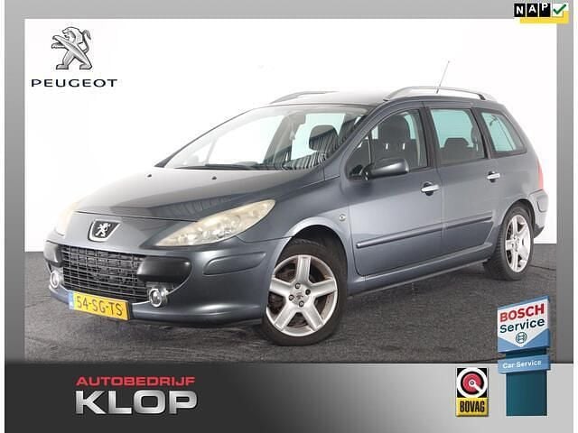 Grijs Occasion 2006 Peugeot 307 Stationwagen | € 750 (Super prijs) - Afbeelding 1/4