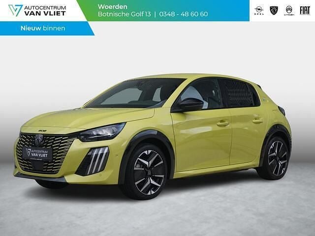 Geel Gebruikt 2024 Peugeot e-208 GTi Hatchback | € 25.790 (Duur) - Afbeelding 1/4