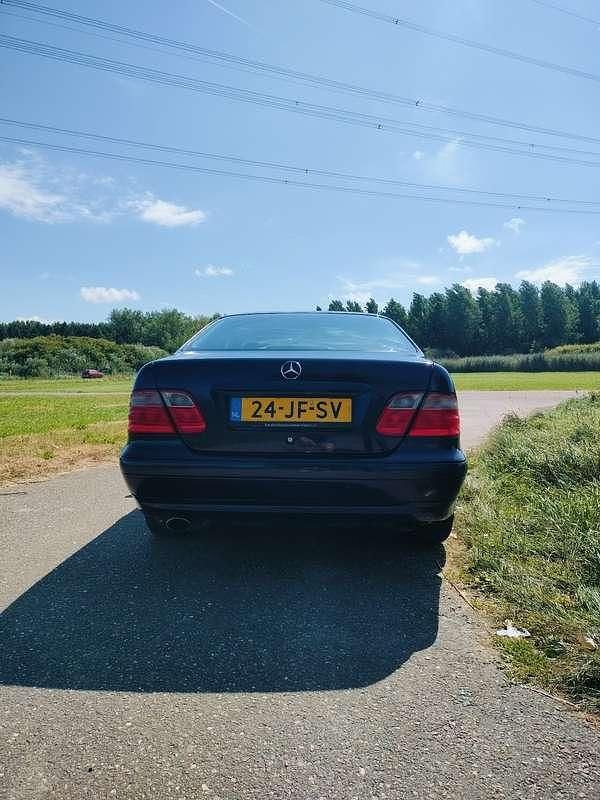 Occasion Mercedes CLK200 Elegance 163 PK (119 kW) 2002 Blauw Coupé