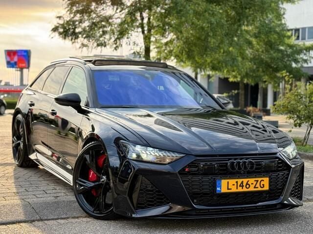 Zwart Gebruikt 2019 Audi RS6 Comfort Stationwagen | € 125.000 (Duur) - Afbeelding 1/4