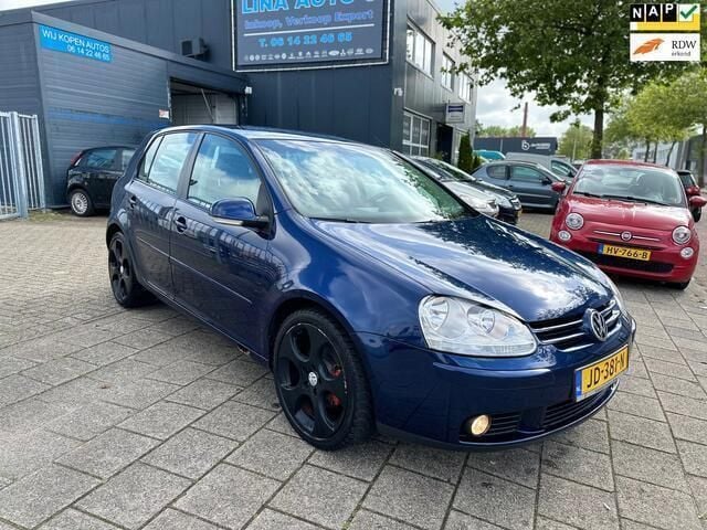 Blauw Occasion 2007 VW Golf V Comfortline Hatchback | € 2.999 (Super prijs) - Afbeelding 1/4