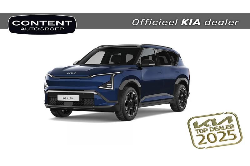 Dark ocean blue (blauw metallic) Nieuw 2025 Kia EV5 GT-Line SUV | € 48.240 - Afbeelding 1/4
