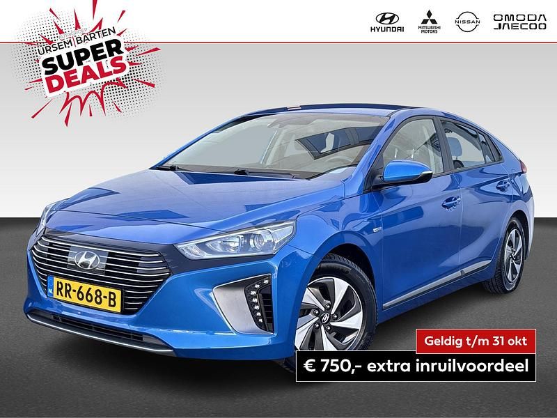 Blauw metallic Gebruikt 2018 Hyundai Ioniq Hatchback | € 13.330 (Goede deal) - Afbeelding 1/4