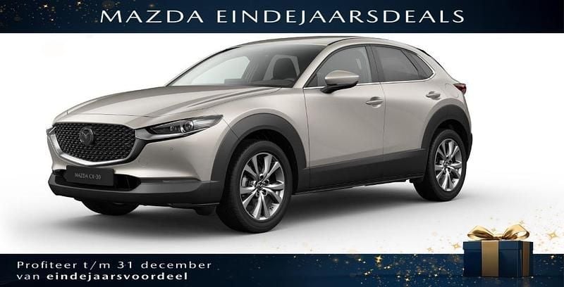 Beige Nieuw 2025 Mazda CX-30 Exclusive-Line SUV | € 39.890 (Iets duurder) - Afbeelding 1/1