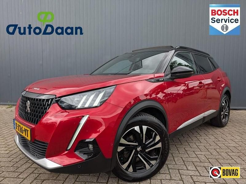 Rood Gebruikt 2021 Peugeot 2008 GTi SUV | € 18.995 (Eerlijke prijs) - Afbeelding 1/4