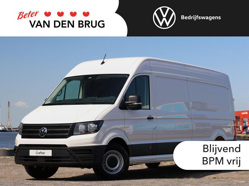 Wit Nieuw 2024 VW Crafter Trendline Van | € 39.995 (Eerlijke prijs) - Afbeelding 1/4