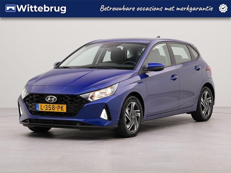 Blauw Occasion 2021 Hyundai i20 Comfort Hatchback | € 17.425 (Eerlijke prijs) - Afbeelding 1/3