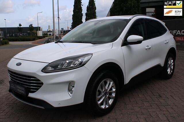 Wit Gebruikt 2021 Ford Kuga Titanium SUV | € 21.950 (Super prijs) - Afbeelding 1/4