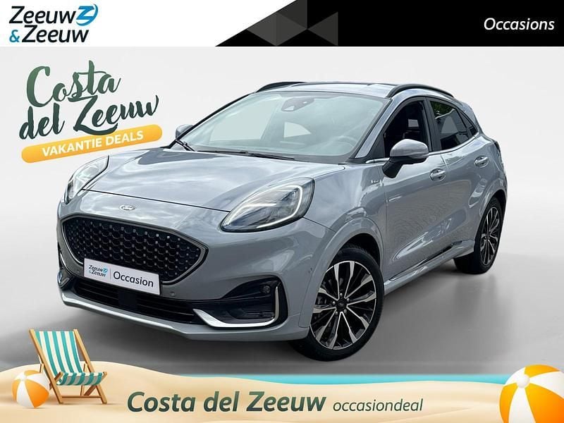 Grijs Gebruikt 2021 Ford Puma Gen-E ST-Line X SUV | € 18.940 - Afbeelding 1/4