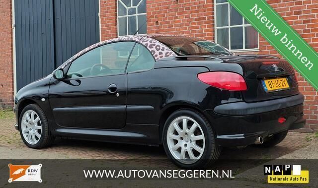 Occasion Peugeot 206 CC 136 PK (100 kW) 2002 Zwart Cabriolet