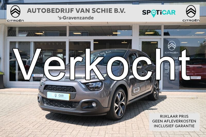 Grijs Gebruikt 2020 Citroën C3 Shine Hatchback | € 16.950 (Eerlijke prijs) - Afbeelding 1/4